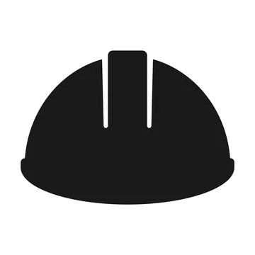 Construction hard hat, set of realistic construction helmets isolated Stock Illustration