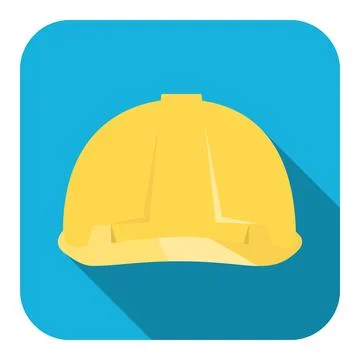 Construction hard hat, set of realistic construction helmets isolated Stock Illustration