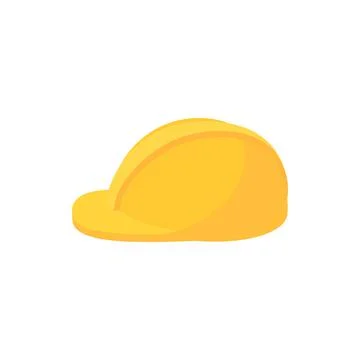 Construction helmet icon, cartoon style Stock Illustration
