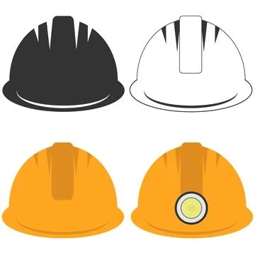 Construction helmet Illustrazione stock