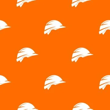 Construction helmet pattern seamless Stock Illustration