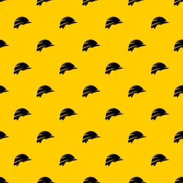 Construction helmet pattern vector Illustrazione stock