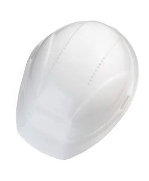 Construction helmet on white Stock Photos