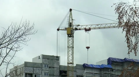 Construction house Stock Footage 43362087