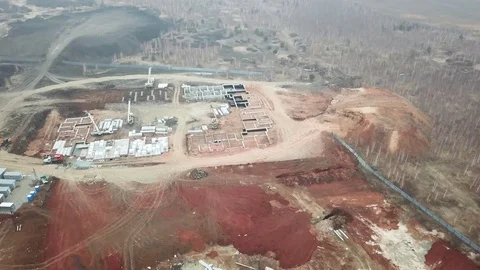 Construction of the house Video stock 82751065