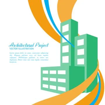 Construction of house. Stock Illustration