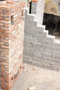 Construction of house Stock Photos