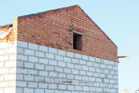 Construction a house Stock Photos