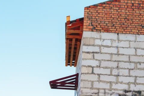 Construction a house Stock Photos