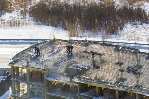 Construction of houses 스톡 사진