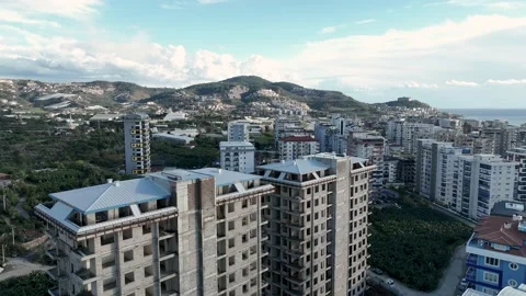Construction of houses, the process of preparing the facade for cladding Stock Footage 231192181