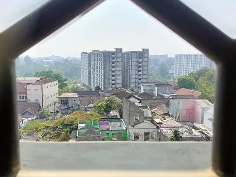 Construction of a Housing Complex. Construction site with buildings under con Stock Photos