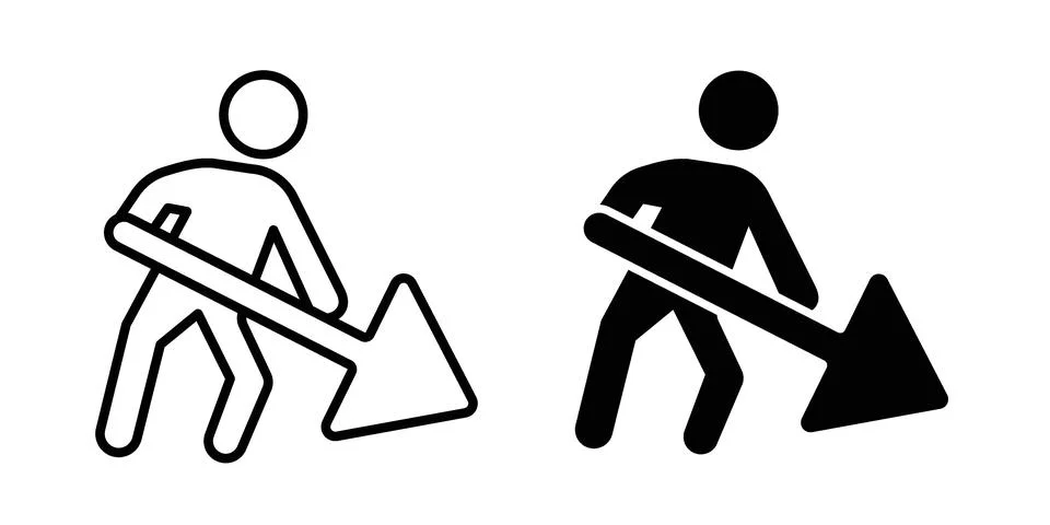 Construction icon concept. best for web design Stock Illustration