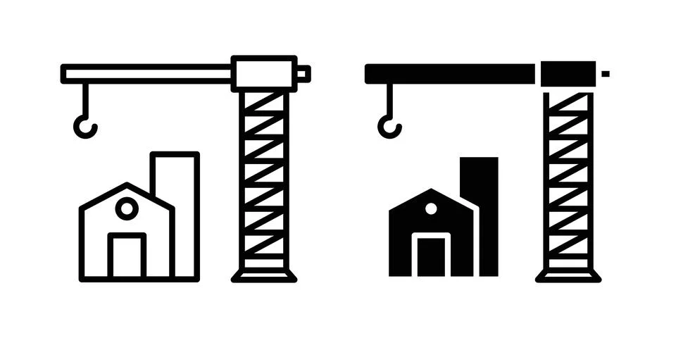 Construction icon graphic element. web icon set Stock-Illustration