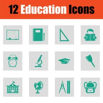 Construction icon set Illustrazione stock