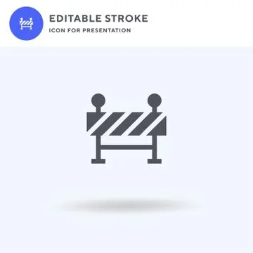 Construction icon vector, filled flat sign, solid pictogram isolated on white Stock Illustration