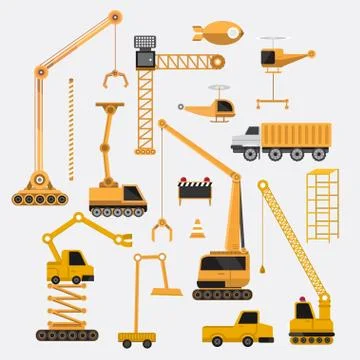 Construction Icons Stock Illustration