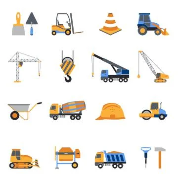 Construction Icons Set イラスト素材