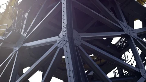 Construction, industrial crane Stock Footage 81132545