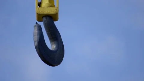 Construction, industrial crane Stock Footage 81132644