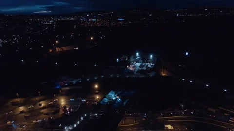 Construction industry fly by night Video stock 104631644