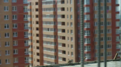 Construction industry. The solution of demographic questions Stock Footage 45595803