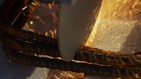 Construction industry worker on a modern construction site Stock Footage 89916747