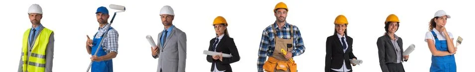 Construction industry workers Stock Photos