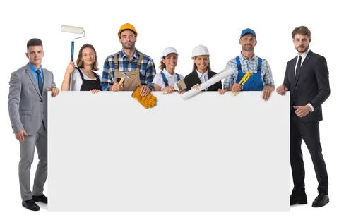 Construction industry workers Stock Photos