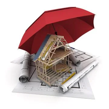 Construction insurance Stock Illustration
