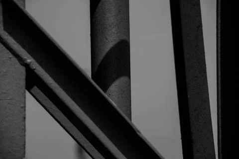 Construction iron tubes. Stock Photos