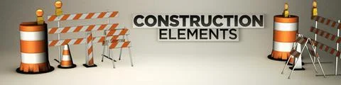 Construction Items 3D Model