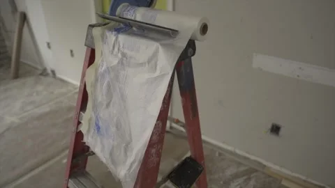 Construction ladder Stock Footage 301104433