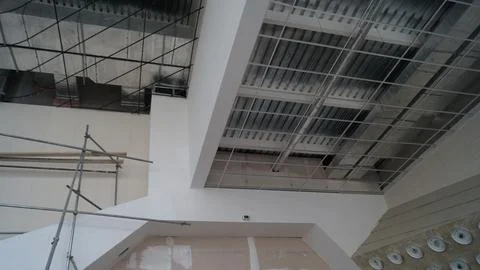 Construction of a large building. Stock Photos