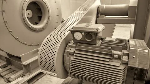 Construction of Large-Scale Chemical Processing Facility Stock Photos