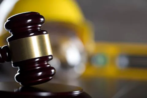 Construction law. Stock Photos