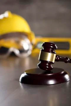 Construction law. Stock Photos