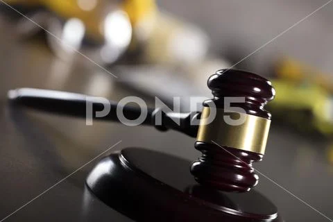 Construction law. Stock Photos
