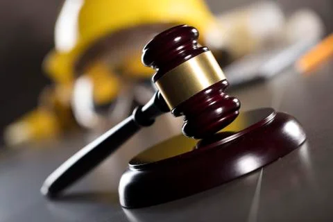 Construction law. Stock Photos