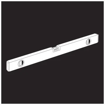 Construction level ruler icon symbol design Stock Illustration