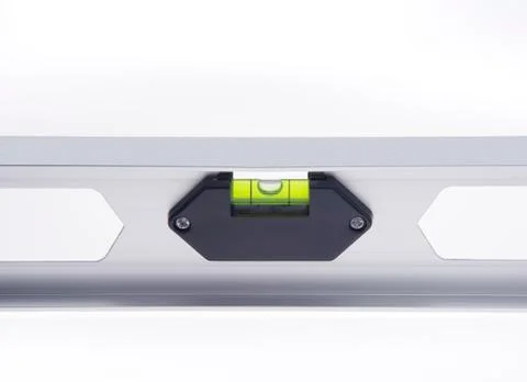 Construction Level on White Stock Photos