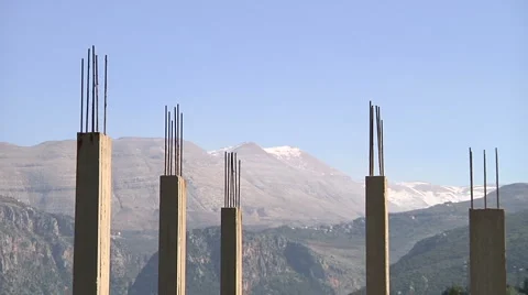 Construction libanon Video stock 5501223