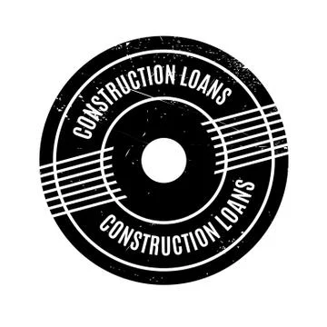 Construction Loans rubber stamp Stock Illustration