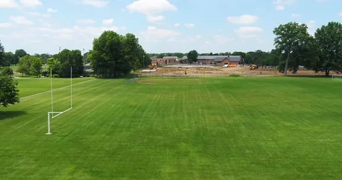 Construction at a local park Stock Footage 107508336