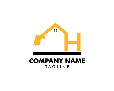 Construction logo template, Home and Real Estate icon, Letter H logo templa.. Stock Illustration