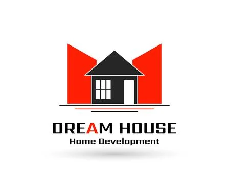 Construction logo template, real estate logo, Business logo, vector of Cons.. Stock Illustration