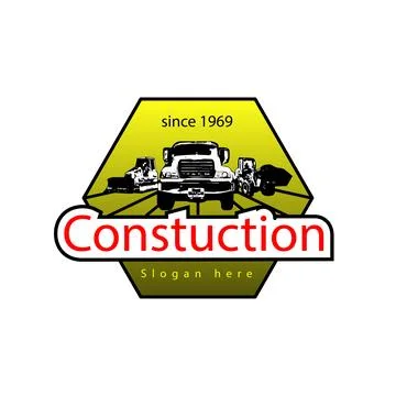 Construction logo vector design template Stock Illustration