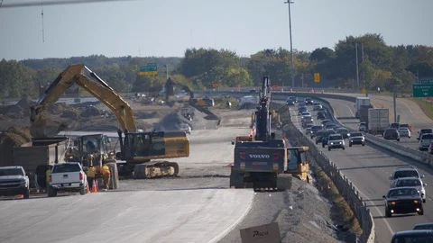 Construction Long shot-Apple ProRes 422 Video stock 122258055