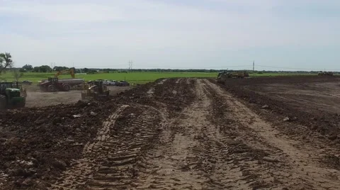 Construction Low Flyover Vidéo 66571397