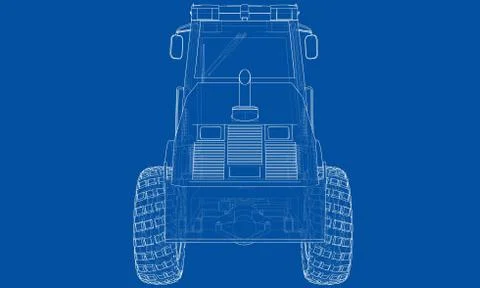 Construction machine. Asphalt compactor vector Stock Illustration